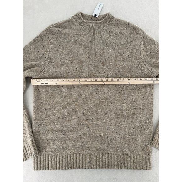 Taylor Stitch Seafarer Donegal Sweater Oat Beige Speckled Wool Alpaca 44 XL NWT - Picture 8 of 9